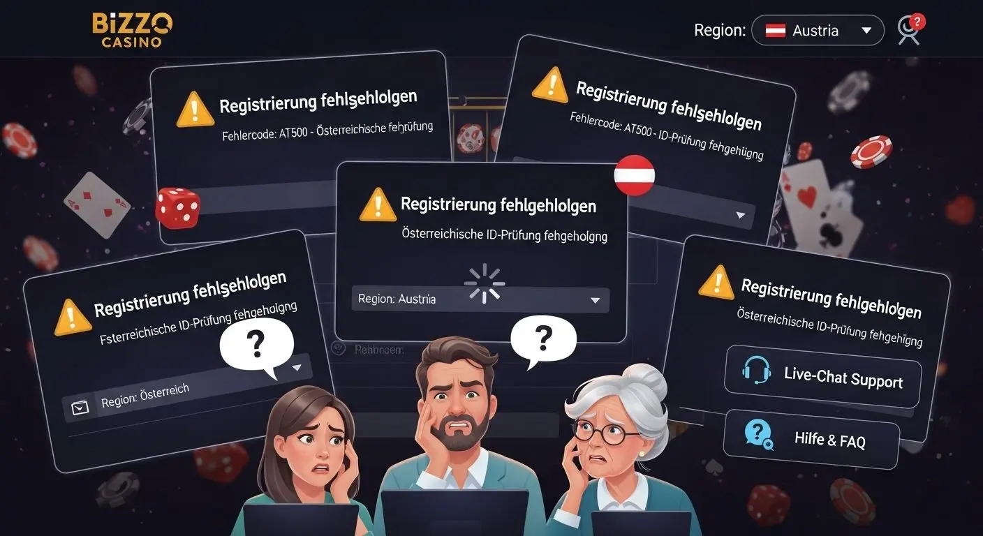 Beheben von Registrierungsproblemen casino account problems